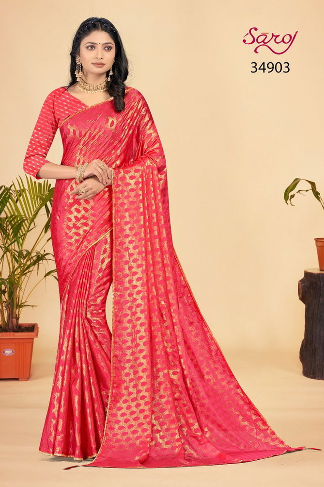 Rasberry By Saroj Color Set Party Wear Sarees Catalog